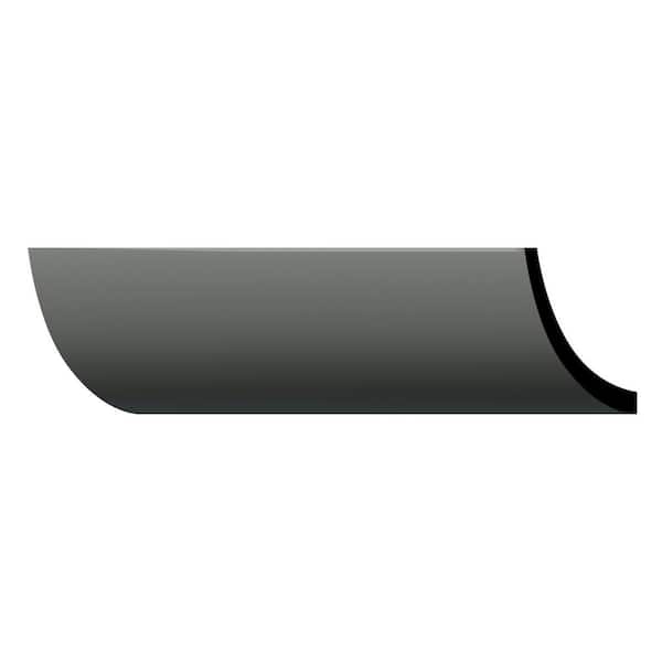Ekena Millwork Cynthia 7 in. D x 9.25 in. W x 94.5 in. L Polyurethane Crown Moulding