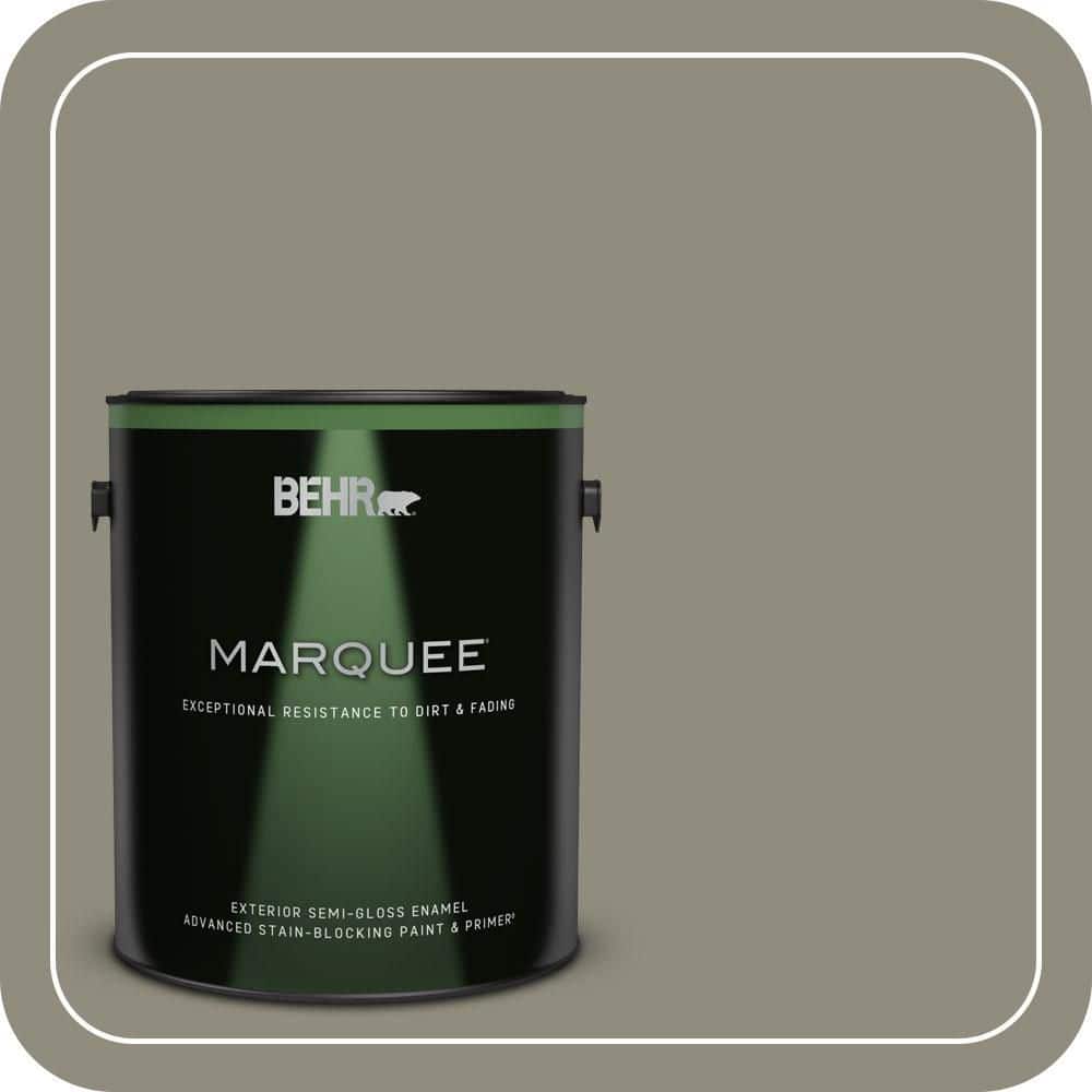 1 gal. #MQ6-25 Pavement Gray Semi-Gloss Enamel Exterior Paint & Primer price history on PriceWatchPro