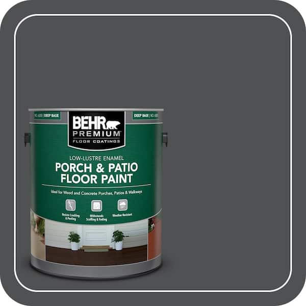 1 gal. #PPU18-01 Cracked Pepper Low-Lustre Enamel Interior/Exterior Porch and Patio Floor Paint