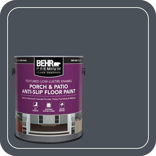 1 gal. #PPU25-22 Chimney Textured Low-Lustre Enamel Interior/Exterior Porch and Patio Anti-Slip Floor Paint