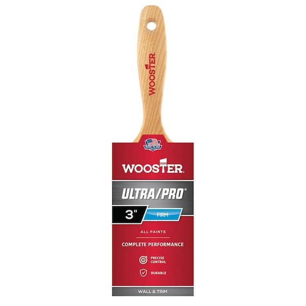 Wooster 3 in. Ultra/Pro Firm Sable Nylon/Poly Flat Brush