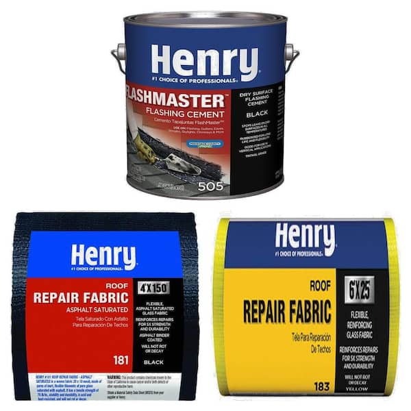 FlashMaster Cement, Roof Repair Fabric, Resin Glass Fabric