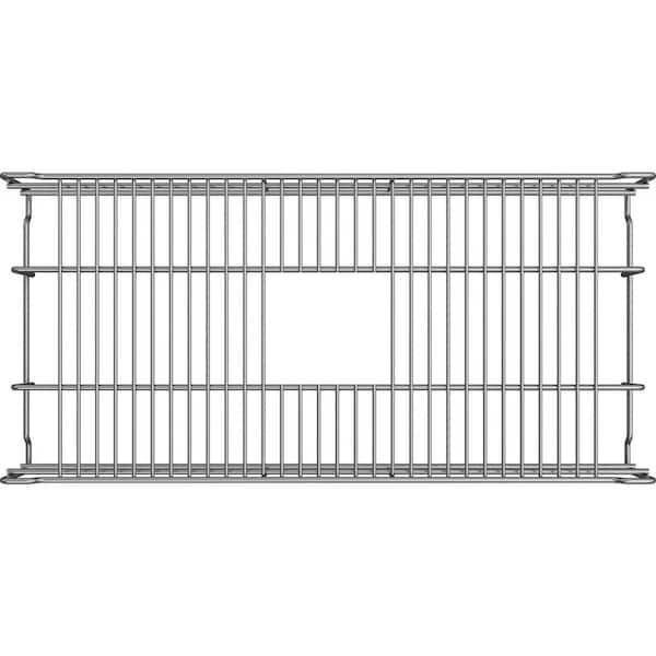 Elkay Dart Canyon 13 in. x 27-1/2 in. x 4-3/8 in. Reversible Bottom Grid in Stainless Steel
