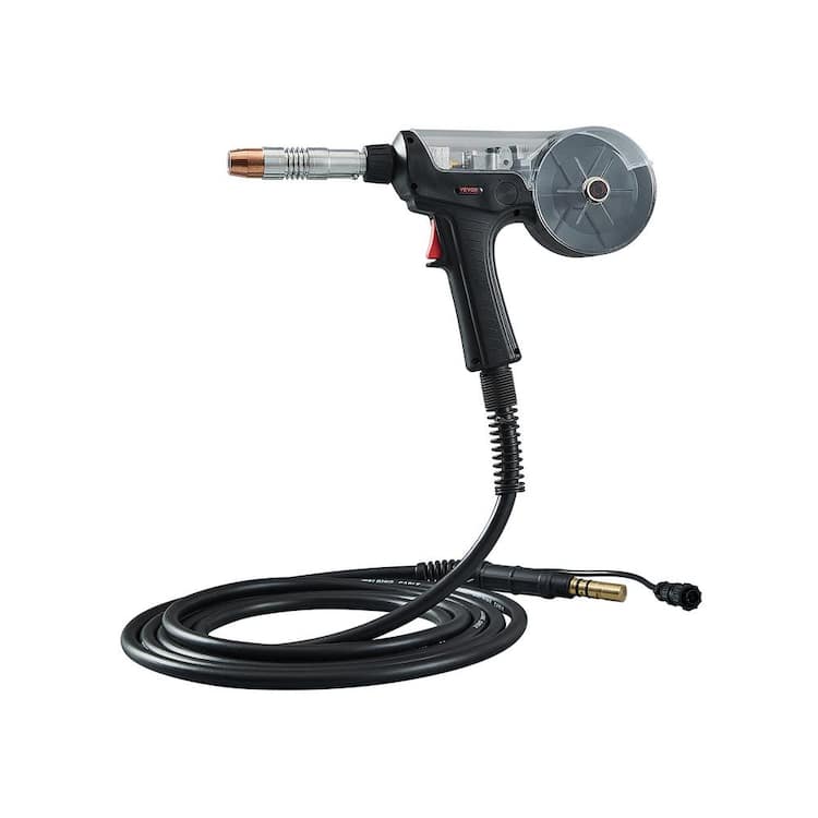 VEVOR 200 A Spool Gun with 20 ft. Cable, Compatible with Hobart lronMan 240 Mig Welders, Suitable for 0.030 in. and 0.035 in.