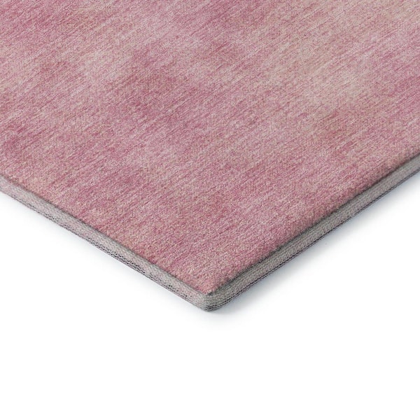 Mayfield Premium Machine Washable Abstract AMF1018 Pink 3 ft. x 4 ft. Area Rug