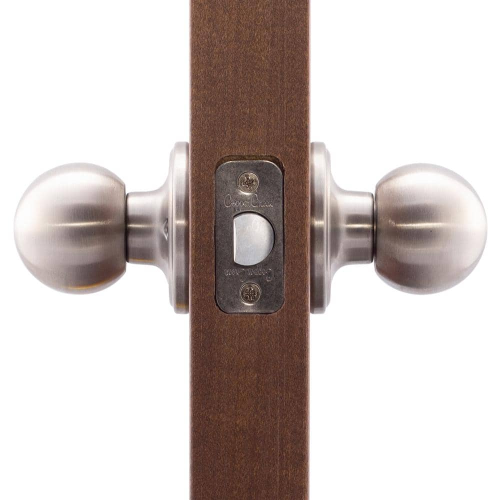 Satin Stainless Steel Full Ball Passage Door Knob