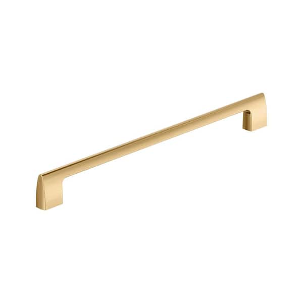 Riva 12-5/8 in. (320 mm) Center-to-Center Champagne Bronze Bar Cabinet Pull