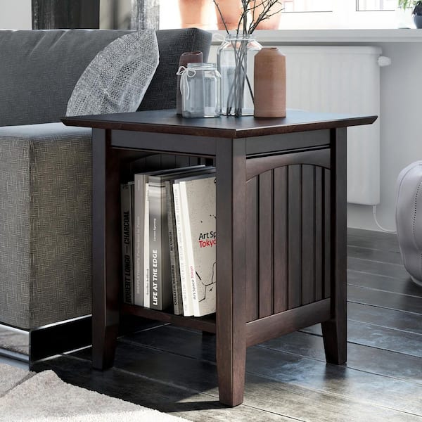 Nantucket 22 in. Espresso End Table