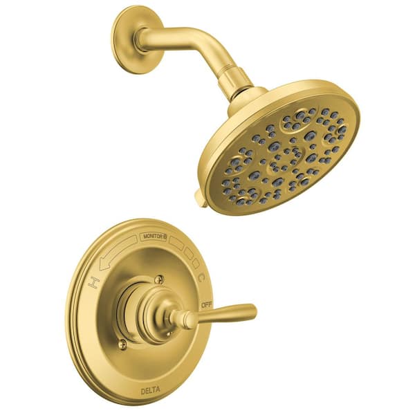 Roe 1-Handle Shower Trim in Brushed Gold (Valve Not Included)