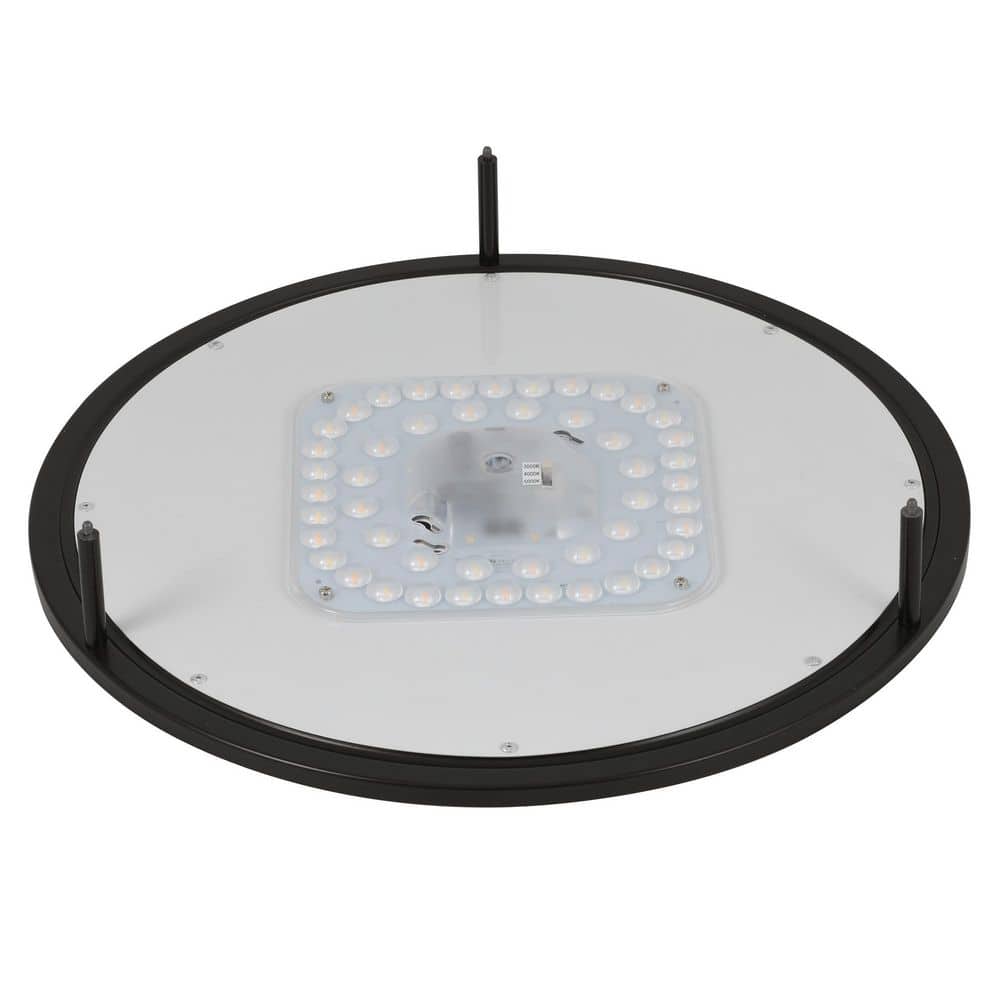 14" Oil Rubbed Bronze LED Drum Flush Mount Ceiling Light