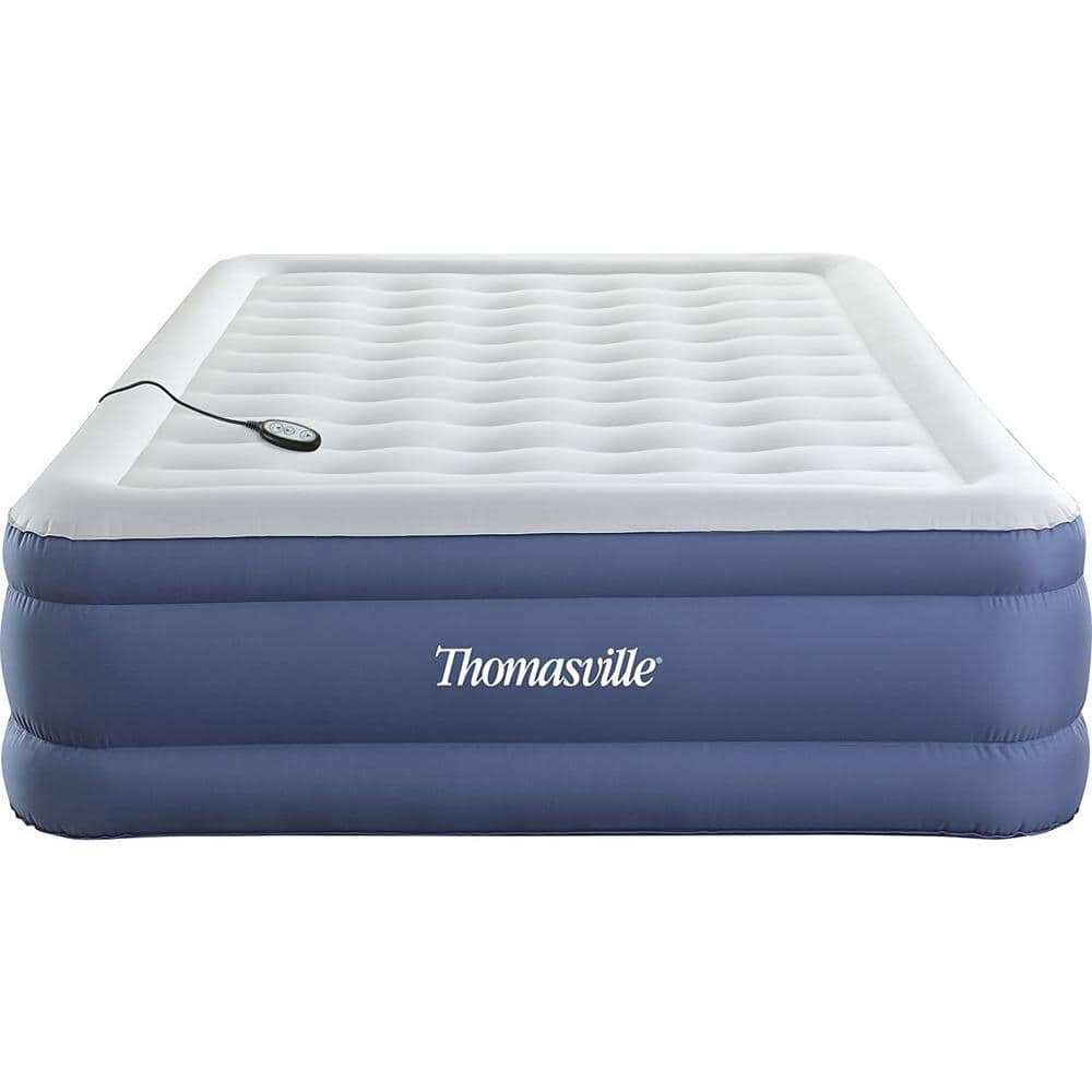 Boyd Sleep Duratex Pillow Top Elevated Inflatable Air Bed with Air Pump, Queen