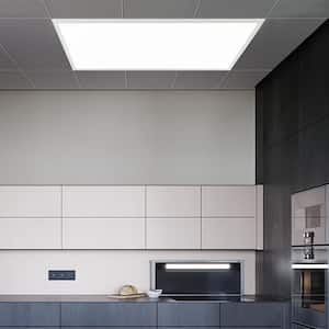 2 PCS 1 ft. x 4 ft. LED Flat Panel Light 6600LM 55 Watt LED Drop Ceiling Light 3500/4000/5000K for Home Office Classroom