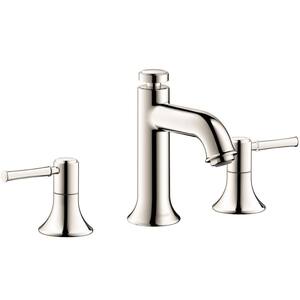 Talis C 8 in. Widespread Double Handle Bathroom Faucet in Polished Nickel