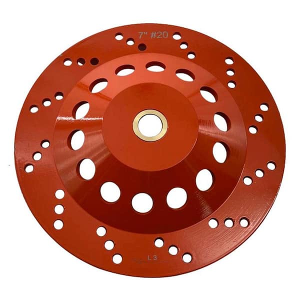 EDiamondTools 7 in. Concrete, Segmented Rim, 24 Diamond Blade