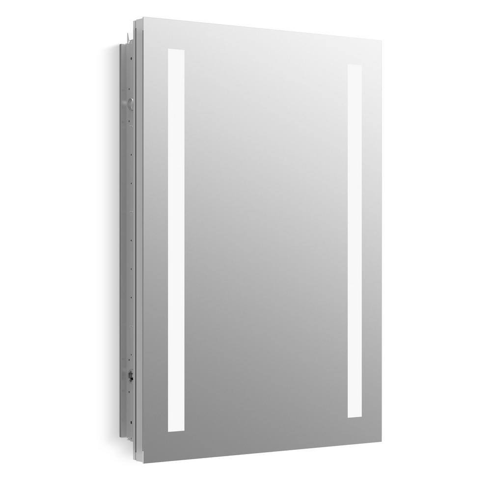 KOHLER Verdera 20 in. W x 30 in. H Recessed Lighted Medicine Cabinet K ...