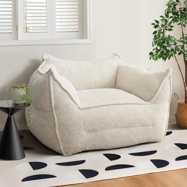 LAOTIES Bean Bag Chair with Armrests