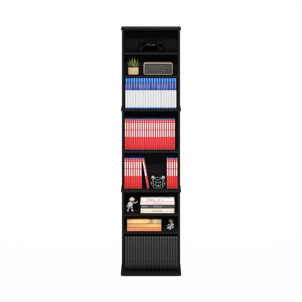 Furinno JAYA Americano 9-Shelf Multimedia Media Storage Tower Rack