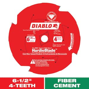 6-1/2in. x 4-Teeth HardieBlade Saw Blade for Fiber Cement