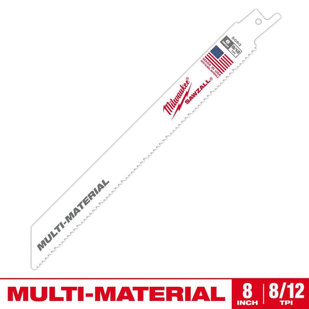8 in. 8/12 TPI Metal Cutting SAWZALL Reciprocating Saw Blade price history on PriceWatchPro
