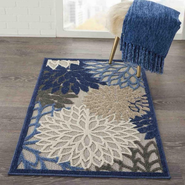 StyleWell AlinO Multi 3 ft. x 4 ft. Quatrefoil Area Rug