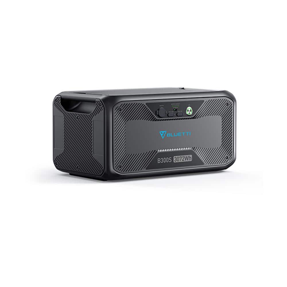 3072Wh LiFePO4 Expansion Battery B300S Only Works with AC500, DC Power Source with 100-Watt USB-C, Outdoor Use
