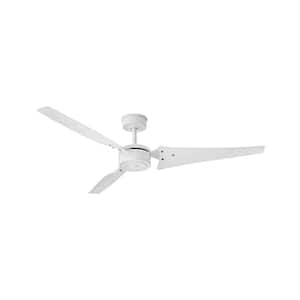 Mistral 60.0 in. Indoor/Outdoor Matte White Ceiling Fan with Remote Control