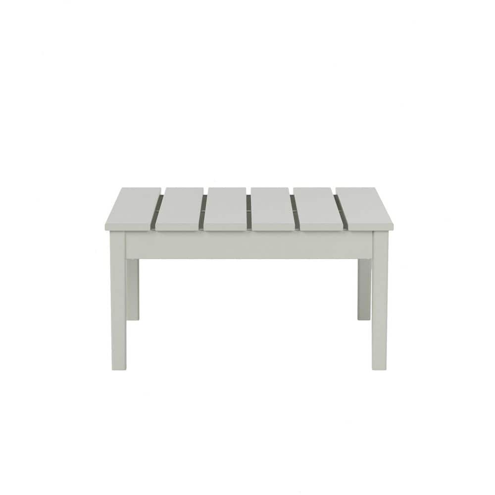 Shoreside Sand HDPE 32" Square Outdoor Cocktail Table