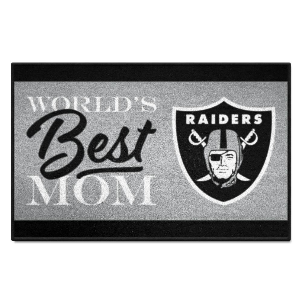 Fanmats Las Vegas Raiders 5ft. x 8 ft. Plush Area Rug