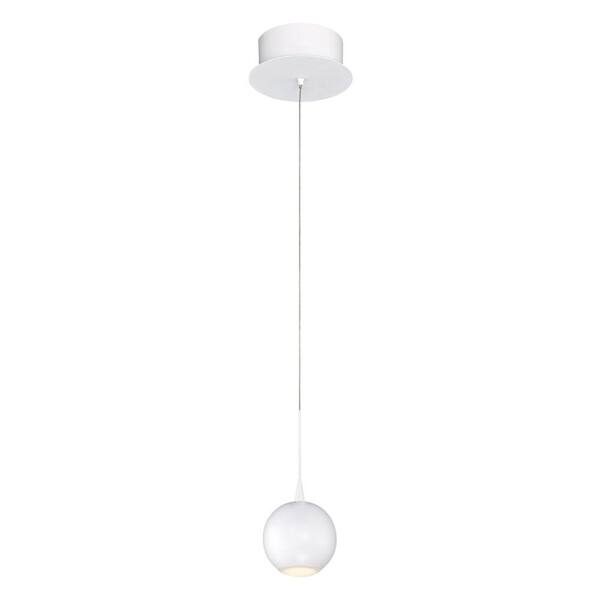 Eurofase Patruno Collection 1-Light White LED Pendant