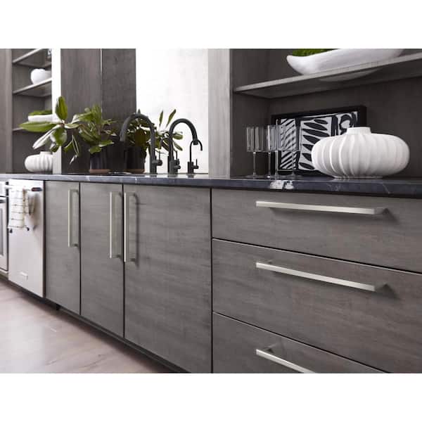 Monument 18 in. (457mm) Modern Polished Nickel Bar Appliance Pull