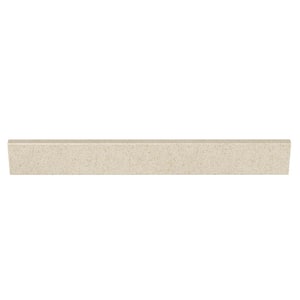 31 in. Cultured Marble Backsplash in Winter Snow