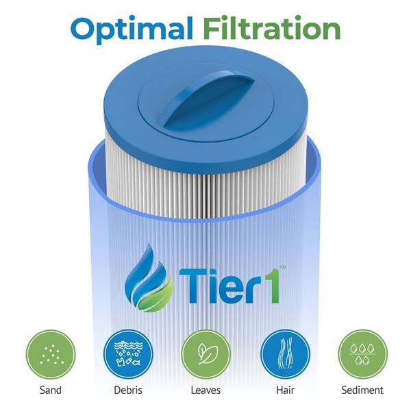 Tier1 11 in. Dia Pool Filter Cartridge Replacement for