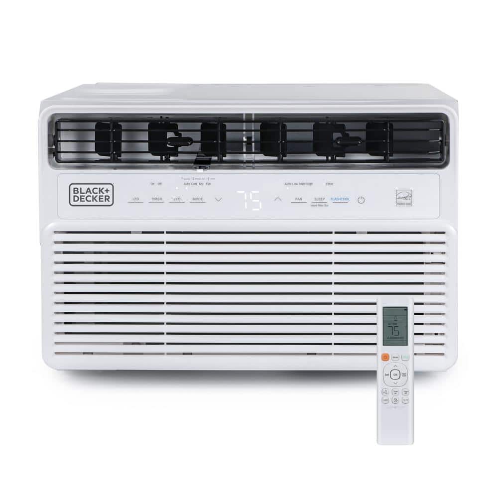 White 12,000 BTU Inverter Window Air Conditioner with Remote Control