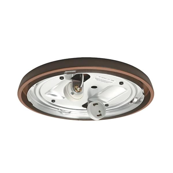 Casablanca Brushed Cocoa Bronze CFL Low Profile Light Fitter