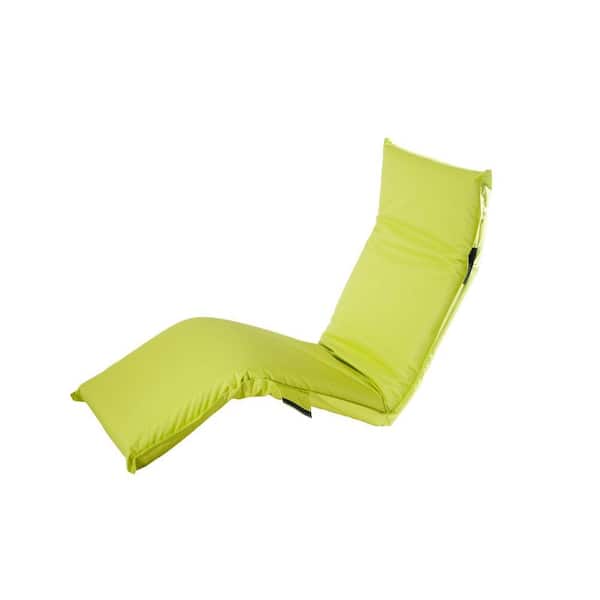 Sunjoy Adjustable Lime Green Outdoor Lounge Chair Cushion