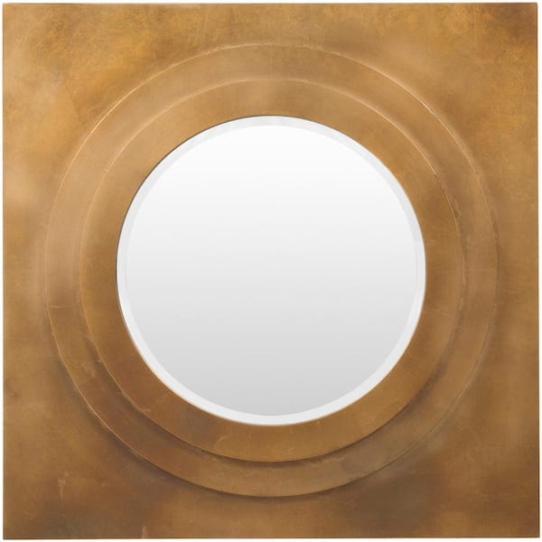 Artistic Weavers Medium Square Gold Mirror (30 in. H x 30 in. W)