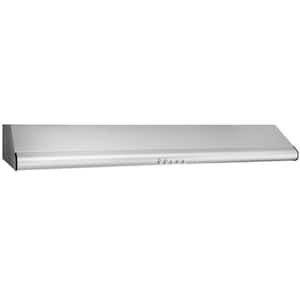 36 in. Under Cabinet Convertible Range Hood with Push Buttons in Stainless Steel