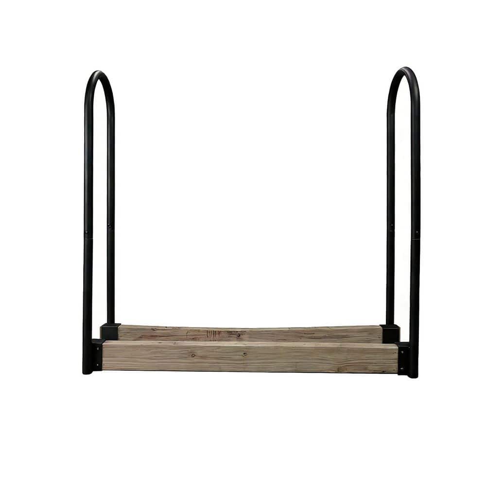 Lpr Racks 42 in. Adjustable Heavy Duty Outdoor Coated Steel Firewood Rack ...