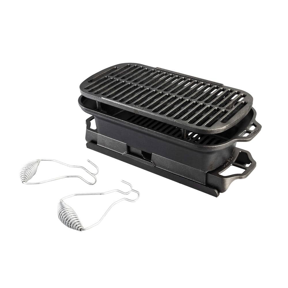  Camp Chef Cast Iron Charcoal Grill - Small, Portable Charcoal  Grill for Camping Gear : Patio, Lawn & Garden