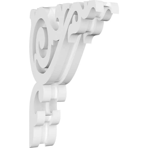 Ekena Millwork Baile 1.5 in. W x 8 in. H x 5 in. D Signature Urethane Polyurethane Corbel