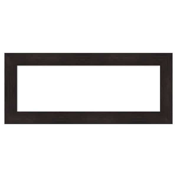 Amanti Art Furniture Espresso 42 in. x 18 in. Polystyrene Framed Dry Erase Magnetic Memo Board