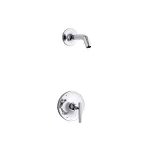 1-Handle Rite-Temp Shower Valve Trim with Lever Handle in Polished Chrome, Less Showerhead (Valve Not Included)