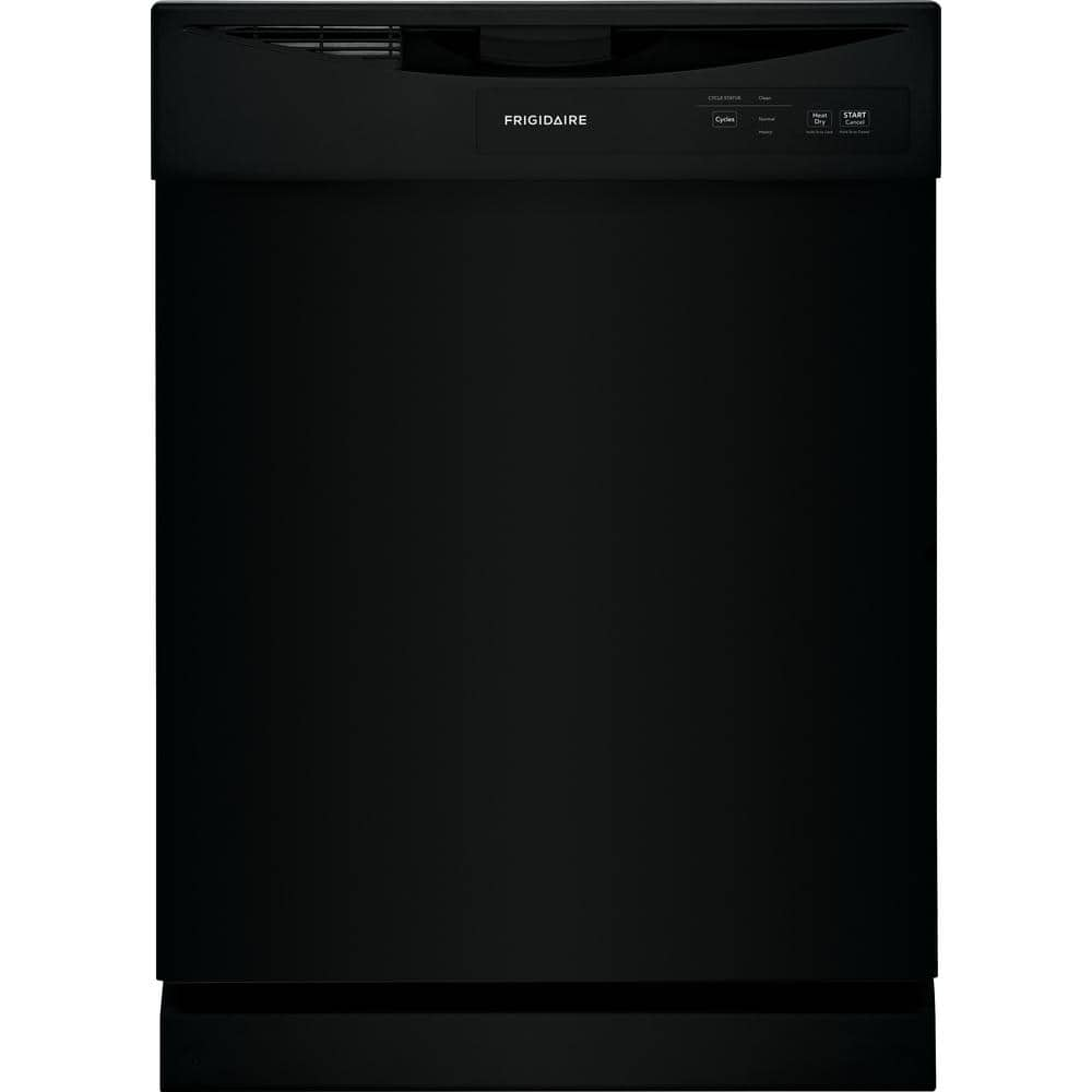 24 in. Black Front Control Smart Built-In Tall Tub Dishwasher -  Frigidaire, FDPC4221AB