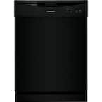 Frigidaire Front Control 24-in Built-In Dishwasher (Black), 62-dBA