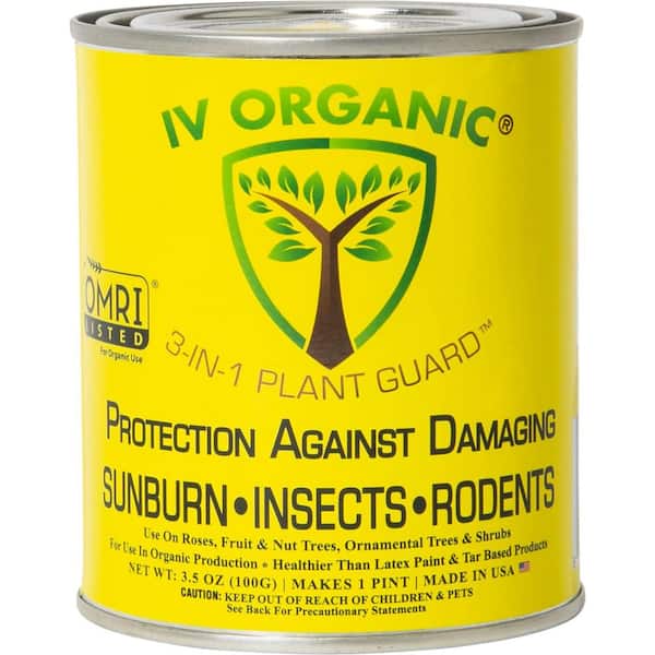 IV Organics 3.5 oz. Tree Guard Paint Protection Against Damaging Sunburn  Insects and Rodents IVO31s-White - The Home Depot