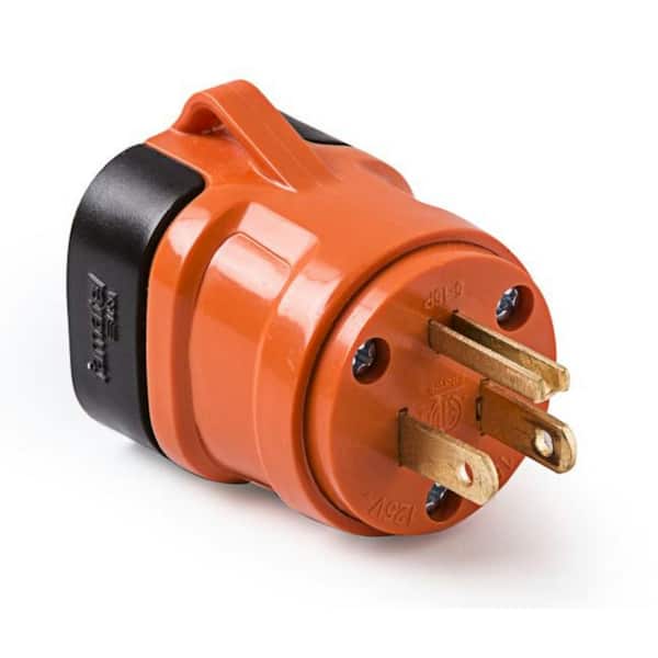 15 Amp 125-Volt Bi-Polar NEMA Plug Heavy-Duty Rigid