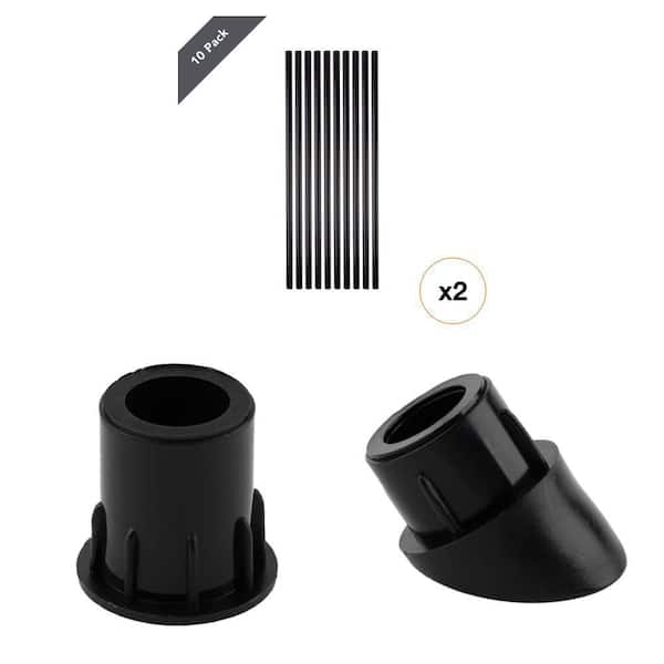Black Railing Baluster & Connection Kit for Stair and Horizontal Deck Railing Deckorators