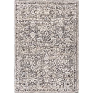 Mable Taupe Medallion 4 ft. x 6 ft. Indoor Area Rug