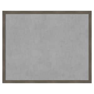 Edwin Clay Grey 42 in. x 34 in. Framed Magnetic Board