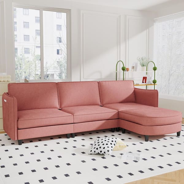 luv☆ Harper & Bright Designs 107.8 in. Wide L Shaped Polyester
